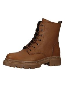 Ara Shoes Skórzane botki w kolorze jasnobrązowym rozmiar: 40. Brązowe botki Ara Shoes, bez wzorów, bez obcasa, bez zapięcia. Za 233,33 zł.