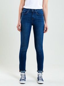 BIG STAR Dżinsy - Slim fit - w kolorze granatowym rozmiar: W28/L30. Niebieskie jeansy Big Star, z aplikacjami. Za 135,49 zł.