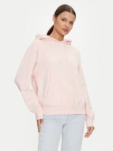 Guess Bluza V4YQ10 KC6W1 Różowy Regular Fit. Czerwone bluzy Guess, xs, z aplikacjami, z bawełny, bez kaptura. Za 249,99 zł.