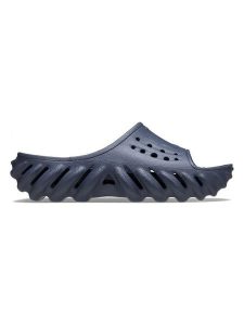 Crocs Klapki "Echo" w kolorze granatowym rozmiar: 36/37. Niebieskie klapki Crocs, bez wzorów, z otwartym noskiem, bez obcasa. Za 164,95 zł.