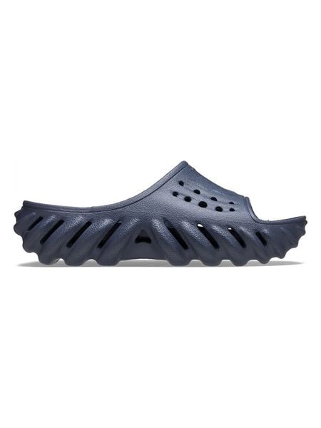 Crocs Klapki "Echo" w kolorze granatowym rozmiar: 36/37. Niebieskie klapki Crocs, bez wzorów, z otwartym noskiem, bez obcasa. Za 164,95 zł.