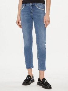 Liu Jo Jeansy UA4001 D4448 Niebieski Skinny Fit. Niebieskie jeansy Liu Jo, bez wzorów, z bawełny. Za 429,99 zł.