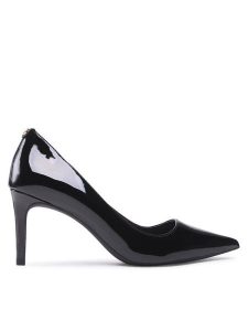 MICHAEL Michael Kors Szpilki Alina Flex Pump 40F2HNMP2A Czarny. Czarne szpilki MICHAEL Michael Kors, bez wzorów, ze skóry, bez obcasa. Za 399,99 zł.