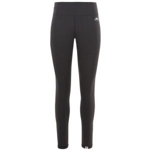 Trespass Vivien - damskie legginsy sportowe czarne. Czarne legginsy Trespass, bez wzorów, z elastanu, długie. Za 121,30 zł.