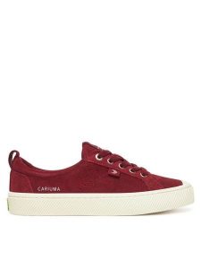 Cariuma Trampki Oca 100102R54W080 Bordowy. Czerwone trampki CARIUMA, bez wzorów, ze skóry, bez zapięcia. Za 399,99 zł.