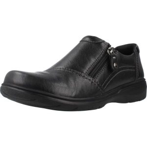 Buty CLARKS CARLEIGH RAY Czarny. Czarne buty trekkingowe Clarks, ze skóry, bez zapięcia. Za 263,99 zł.