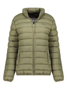 Geographical Norway Kurtka pikowana "Atichoko" w kolorze oliwkowym rozmiar: XXL. Brązowe kurtki Geographical Norway, xxl, bez wzorów, bez kaptura. Za 136,45 zł.