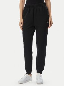 Lacoste Spodnie dresowe XF0189 Czarny Regular Fit. Czarne spodnie dresowe Lacoste, bez wzorów, z dresówki. Za 428,99 zł.