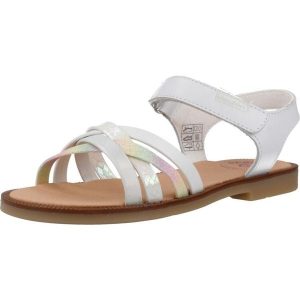 Sandały PABLOSKY 451200P Biały. Białe buty trekkingowe PABLOSKY, bez wzorów, ze skóry, bez obcasa, bez zapięcia. Za 233,99 zł.