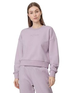 4F Bluza w kolorze fioletowym rozmiar: XXL. Różowe bluzy 4f, xxl, bez wzorów, bez kaptura. Za 132,95 zł.