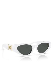 Versace Okulary przeciwsłoneczne 0VE4454 314/87 Biały. Białe okulary przeciwsłoneczne Versace. Za 709,99 zł.