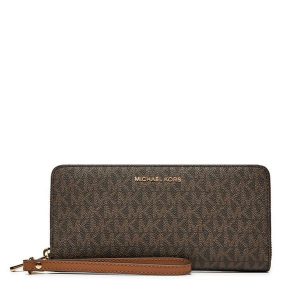 Portfel MICHAEL Michael Kors. Brązowe portfele MICHAEL Michael Kors, bez wzorów. Za 478,99 zł.