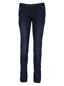 LTB Dżinsy "Nikole" - Super Skinny fit - w kolorze granatowym rozmiar: W26/L32. Niebieskie jeansy LTB, z aplikacjami. Za 74,81 zł.