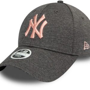 Czapka z daszkiem damska 9FORTY Tech New York Yankees MLB Cap. Szare czapki New Era, bez wzorów, z bawełny, sportowe. Za 109,99 zł.