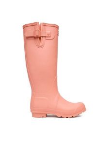 Hunter Kalosze CEO-SJY-T Różowy. Czerwone kalosze Hunter, bez wzorów, z kauczuku. Za 349,99 zł.