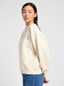 Lee Bluza w kolorze kremowym rozmiar: L. Brązowe bluzy Lee, l, bez wzorów, bez kaptura. Za 118,56 zł.