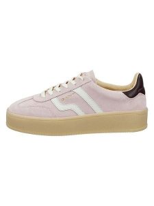 GANT Footwear Skórzane sneakersy "Cuzmani" w kolorze jasnoróżowym rozmiar: 38. Różowe trampki GANT Footwear, bez wzorów, bez zapięcia. Za 248,85 zł.