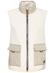 Camel Active Kamizelka w kolorze kremowo-beżowym rozmiar: 40. Brązowe kamizelki Camel Active, bez wzorów, bez kołnierzyka, bez ramiączek, bez kaptura. Za 184,89 zł.
