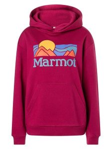 Marmot Bluza "Coastal" w kolorze czerwonym rozmiar: M. Czerwone bluzy Marmot, m, bez wzorów, z kapturem. Za 154,07 zł.