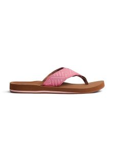 Reef Japonki "Reef Spring Woven" w kolorze różowym rozmiar: 38,5. Różowe klapki Reef, bez wzorów, z otwartym noskiem, bez obcasa. Za 195,45 zł.