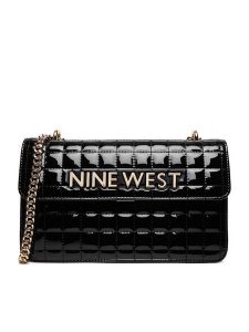 Nine West Torebka EO-Glamercy-Glamour-LX10059 Czarny. Czarne torebki wieczorowe Nine West, bez wzorów, z materiału, bez dodatków. Za 229,99 zł.