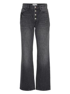 MOSS COPENHAGEN Dżinsy "Umi Ada" - Regular fit - w kolorze antracytowym rozmiar: L. Czarne jeansy Moss Copenhagen, bez wzorów, z bawełny, z podwyższonym stanem. Za 197,17 zł.