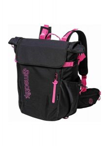 Plecak rolowany 28L z wodoodpornymi zamkami – czarno-różowy Meatfly. Czerwone plecaki Meatfly. Za 373,99 zł.