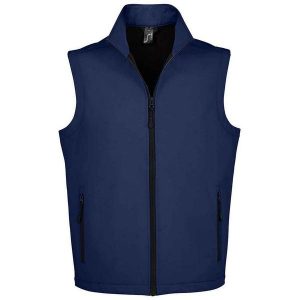 Softshellowa Kamizelka Dla Dorosłych Unisex Race. Niebieskie kamizelki SOL'S, s, bez wzorów, bez kołnierzyka, bez ramiączek, bez kaptura. Za 131,99 zł.