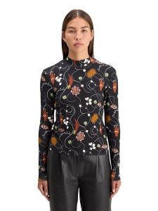 Scotch & Soda Koszulka w kolorze czarnym rozmiar: L. Czarne bluzki Scotch & Soda, l, bez wzorów, bez kołnierzyka, bez ramiączek. Za 109,26 zł.