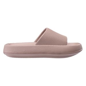 Klapki Martes Essentials Lady Mia 92800598326 beżowy. Brązowe klapki bez wzorów, bez obcasa. Za 94,64 zł.