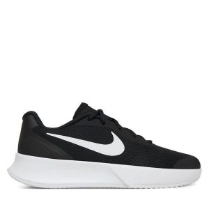 Buty do tenisa Nike. Czarne buty sportowe Nike, bez wzorów, bez zapięcia, tenisowe. Za 319,99 zł.