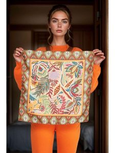 Lucky Bees Chusta ze wzorem - 50 x 50 cm rozmiar: onesize. Apaszki i chusty Lucky Bees, bez wzorów, z materiału. Za 57,06 zł.