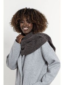 Awama Szal w kolorze antracytowym rozmiar: onesize. Czarne szaliki Awama, bez wzorów, z wełny. Za 239,99 zł.