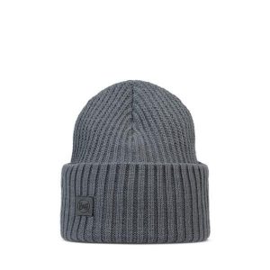 Czapka BUFF KNITTED BEANIE RUTGER IRON. Szare czapki Buff, bez wzorów, sportowe. Za 140,25 zł.