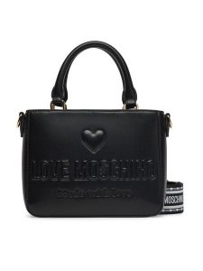 LOVE MOSCHINO Torebka JC4218PP0MKF0000 Czarny. Czarne torebki klasyczne LOVE MOSCHINO, bez wzorów, ze skóry, bez dodatków. Za 479,99 zł.