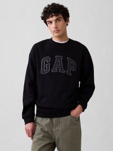 GAP Bluza w kolorze czarnym rozmiar: L. Czarne bluzy GAP, l, bez wzorów, bez kaptura. Za 98,95 zł.
