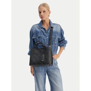 Torebka Guess. Szare torebki klasyczne Guess, z aplikacjami, bez dodatków. Za 679,99 zł.