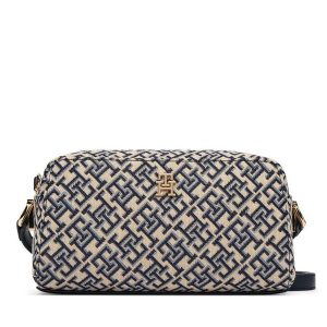 Torebka Tommy Hilfiger. Niebieskie listonoszki TOMMY HILFIGER, bez wzorów, bez dodatków. Za 489,99 zł.