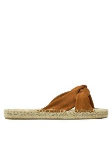 Pepe Jeans Espadryle Siva Knot PLS90664 Brązowy. Brązowe espadryle Pepe Jeans, bez wzorów, z jeansu, bez obcasa. Za 219,99 zł.