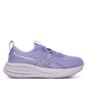 Buty do biegania Asics. Fioletowe buty sportowe ASICS, bez wzorów, bez zapięcia, do biegania. Za 489,99 zł.