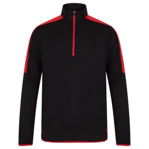 Warstwa Środkowa Dla Dorosłych Unisex Z Kontrastowymi Detalami. Czarne swetry klasyczne FINDEN & HALES, bez kołnierzyka. Za 139,99 zł.