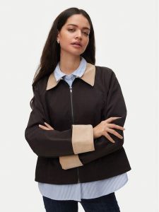 Vero Moda Kurtka przejściowa Vicky 10347720 Brązowy Relaxed Fit. Brązowe kurtki Vero Moda, s, bez wzorów, z syntetyku, bez kaptura. Za 249,99 zł.