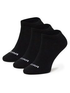 G-Star Raw Skarpety krótkie AS_G-STAR_S_136_SS25 (3-PACK) Czarny. Czarne skarpetki G-Star Raw, bez wzorów, z bawełny. Za 24,99 zł.