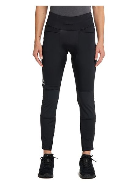 Haglöfs Legginsy funkcyjne "Luna" w kolorze czarnym rozmiar: XS. Czarne legginsy Haglöfs, bez wzorów, z materiału. Za 200,60 zł.