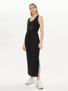 Liu Jo Sukienka codzienna VA4140 JS360 Czarny Regular Fit. Czarne kombinezony Liu Jo, xs, bez wzorów, z wiskozy, bez kołnierzyka, bez ramiączek. Za 289,99 zł.