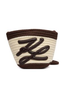 KARL LAGERFELD Torebka B1W46081 Czarny. Czarne torebki klasyczne KARL LAGERFELD, bez wzorów, z materiału, bez dodatków. Za 649,99 zł.