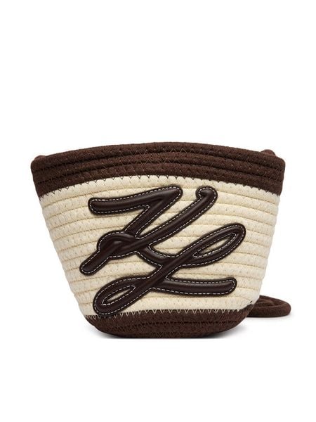 KARL LAGERFELD Torebka B1W46081 Czarny. Czarne listonoszki KARL LAGERFELD, bez wzorów, z materiału, bez dodatków. Za 446,99 zł.