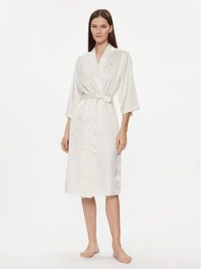 Tommy Hilfiger Szlafrok UW0UW05204 Écru. Szlafroki TOMMY HILFIGER, m, bez wzorów, z syntetyku, bez kaptura. Za 269,99 zł.