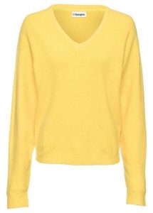 Sweter dzianinowy oversize. Niebieskie swetry klasyczne bonprix, z dzianiny, bez kołnierzyka. Za 97,99 zł.