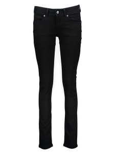 Pepe Jeans Dżinsy "Newbrooke" - Slim fit - w kolorze czarnym rozmiar: W32/L32. Czarne jeansy Pepe Jeans, z aplikacjami, z jeansu. Za 165,31 zł.